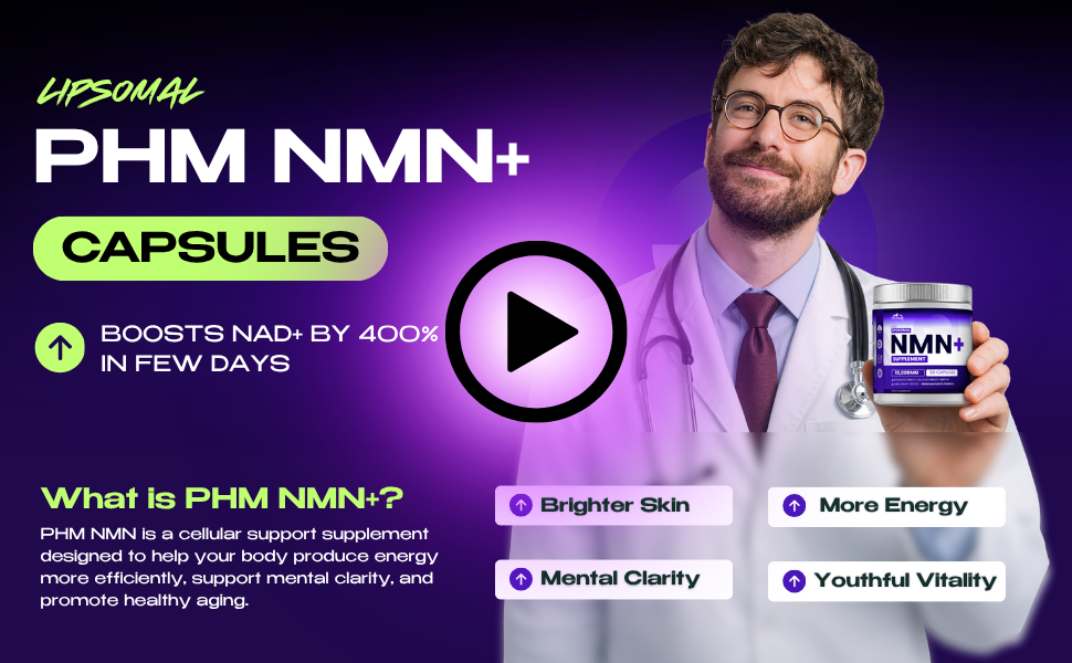 Amazon.com: PURE HEALTH MAX NMN Supplement with NAD+ and